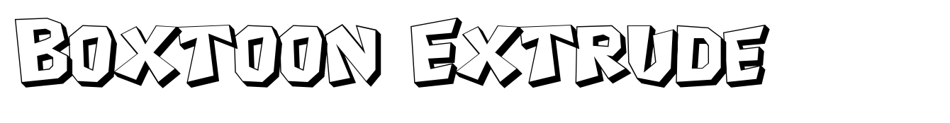 Boxtoon Extrude